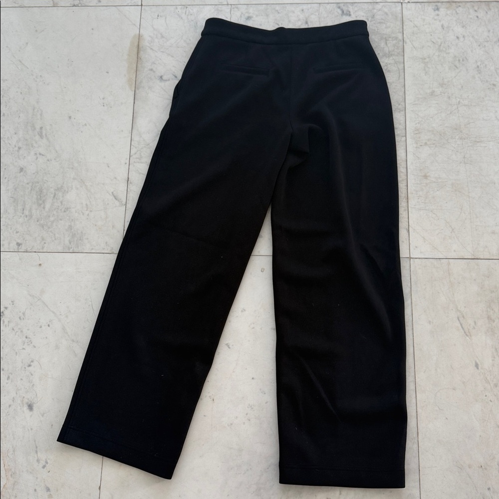 Christian Siriano Black Tailored Wide Trousers - Picture 3 of 3